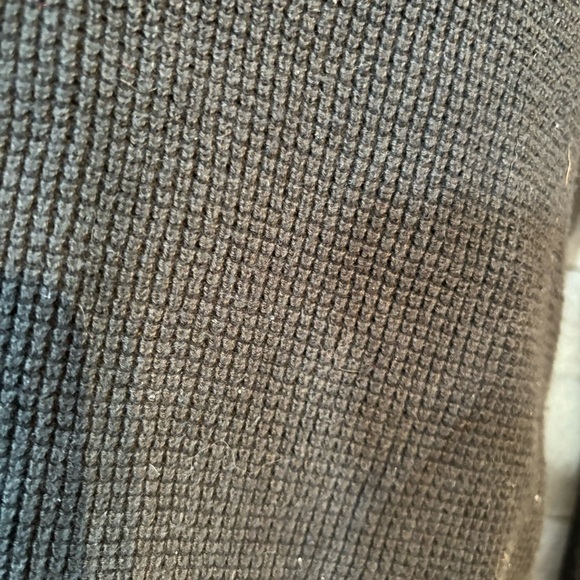 Lauren Ralph Lauren women’s black cowl neck waffle print top shirt size large - Picture 4 of 8